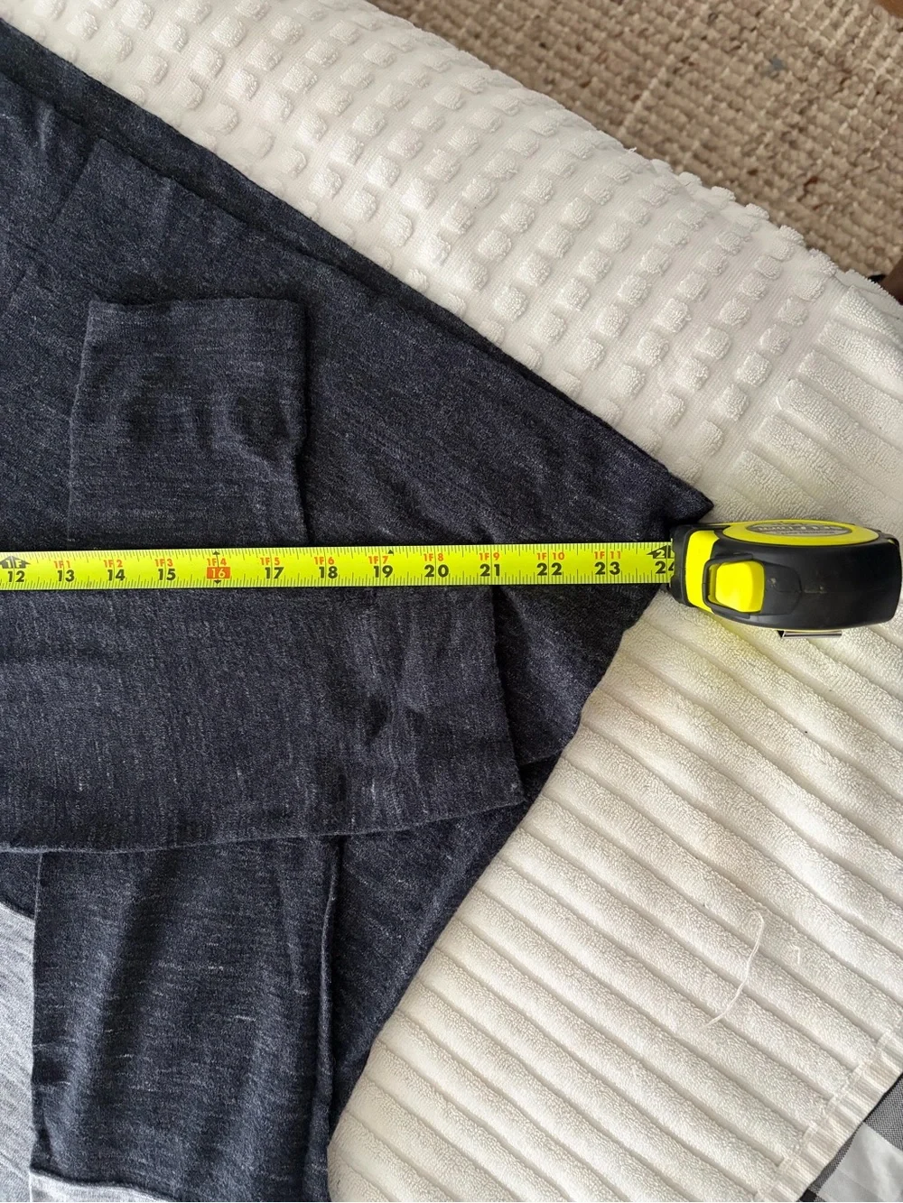 Vince Two-Tone Gray and Charcoal Crewneck Sweater